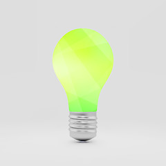 Image showing Lightbulb idea symbol. 3d vector illustration. 