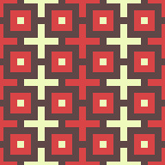 Image showing Seamless geometric background. Mosaic. 