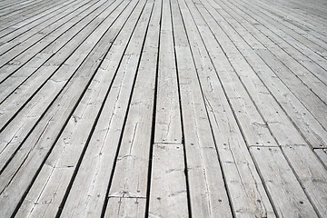 Image showing Perspective wooden floor