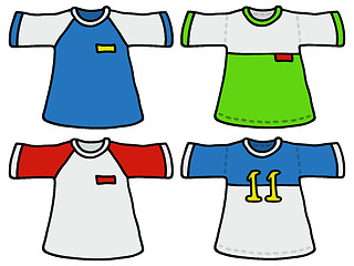 Image showing Color shirts