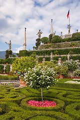 Image showing park on the island of Isola Bella. Italy