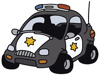 Image showing Funny police car