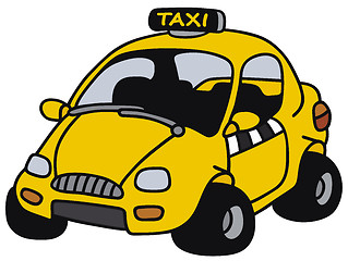 Image showing Funny taxi