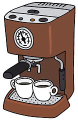 Image showing Electric espresso maker