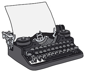 Image showing Old typewriter