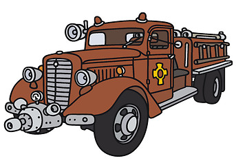 Image showing Old fire truck