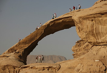 Image showing ASIA MIDDLE EAST JORDAN WADI RUM