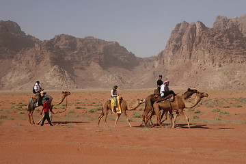 Image showing ASIA MIDDLE EAST JORDAN WADI RUM