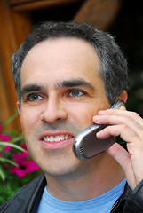 Image showing Man phone