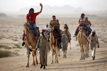 Image showing ASIA MIDDLE EAST JORDAN WADI RUM