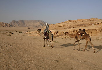 Image showing ASIA MIDDLE EAST JORDAN WADI RUM