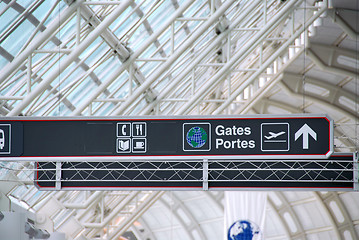 Image showing Airport sign