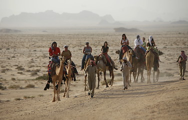 Image showing ASIA MIDDLE EAST JORDAN WADI RUM