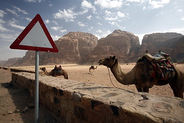 Image showing ASIA MIDDLE EAST JORDAN WADI RUM