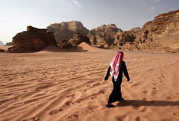 Image showing ASIA MIDDLE EAST JORDAN WADI RUM