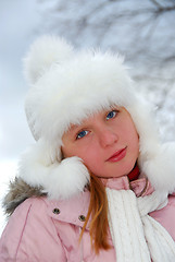 Image showing Girl winter hat