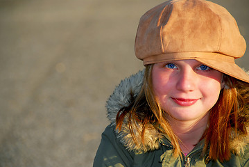 Image showing Girl winter hat