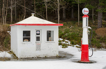 Image showing Old concerved ESSO-station