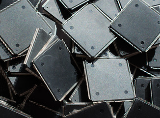 Image showing Pile of discarded electronic chips