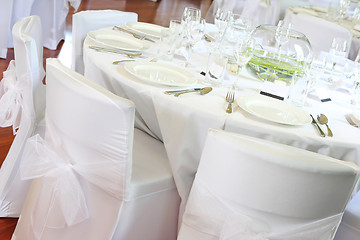 Image showing Wedding reception