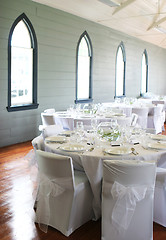 Image showing Wedding reception