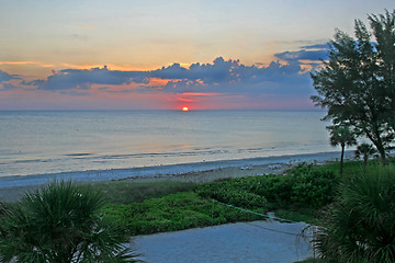 Image showing Ocean Sunset