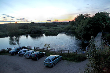 Image showing Countryside Sunset