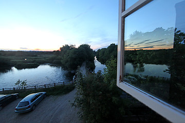 Image showing Window Sunset