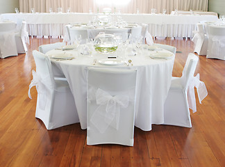 Image showing Wedding reception.