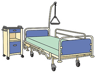 Image showing Hospital bed