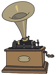 Image showing Vintage phonograph