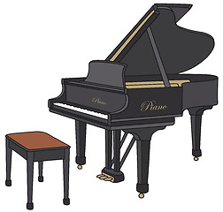 Image showing Grand piano