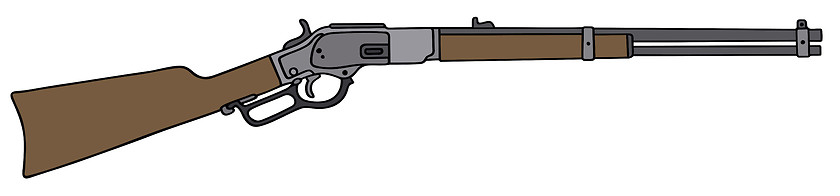 Image showing Vintage american rifle