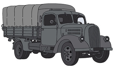 Image showing Old military truck