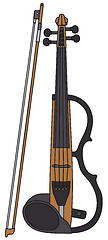 Image showing Electric violin