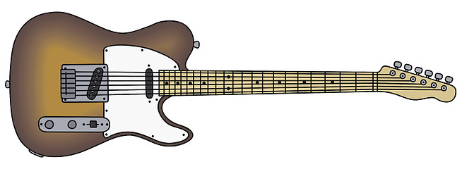 Image showing Classic electric guitar