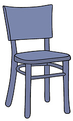 Image showing Blue chair