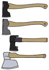 Image showing Classic axes