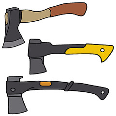 Image showing Classic and modern axes