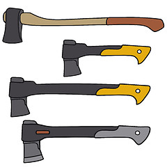 Image showing Classic and modern axes