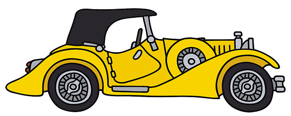 Image showing Vintage roadster