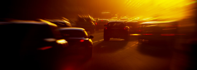 Image showing Traffic jam