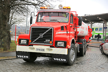 Image showing Classic Volvo N12 Tank Truck Year 1988