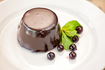 Image showing dessert with currant