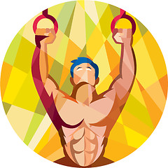 Image showing Cross-fit Training Weights Ring Circle Low Polygon