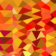 Image showing Coquelicot Red Abstract Low Polygon Background