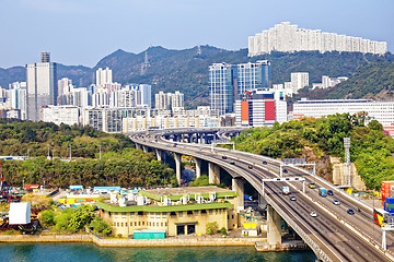 Image showing view on Hong Kong street 