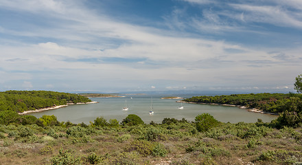 Image showing Istria, Croatia. Beautiful small harbor