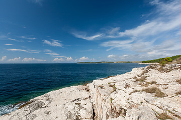 Image showing Wild beach in Pula, Croatia