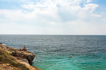 Image showing Wild beach in Pula, Croatia